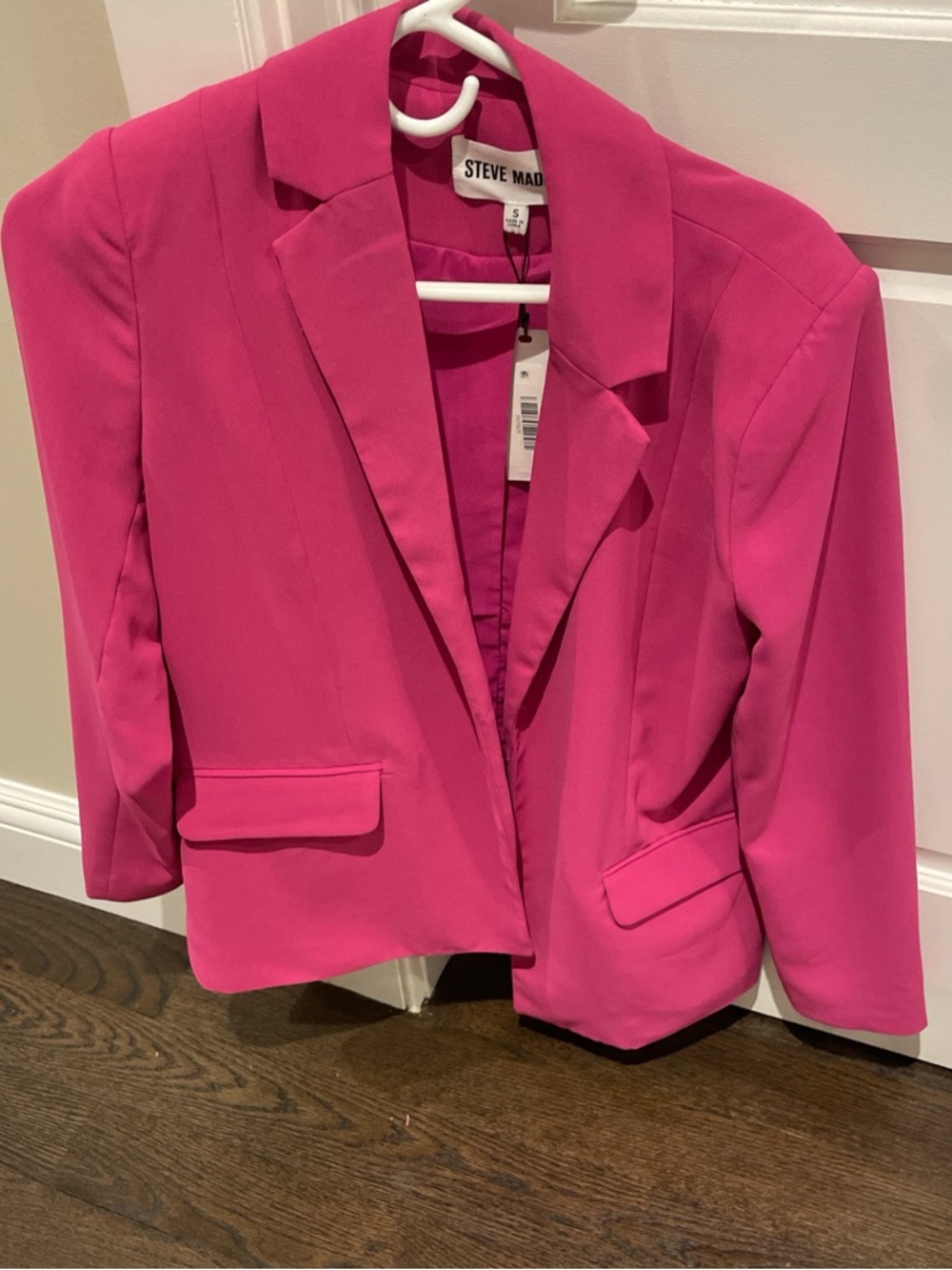 Steve Madden Vibrant Pink Tailored Blazer